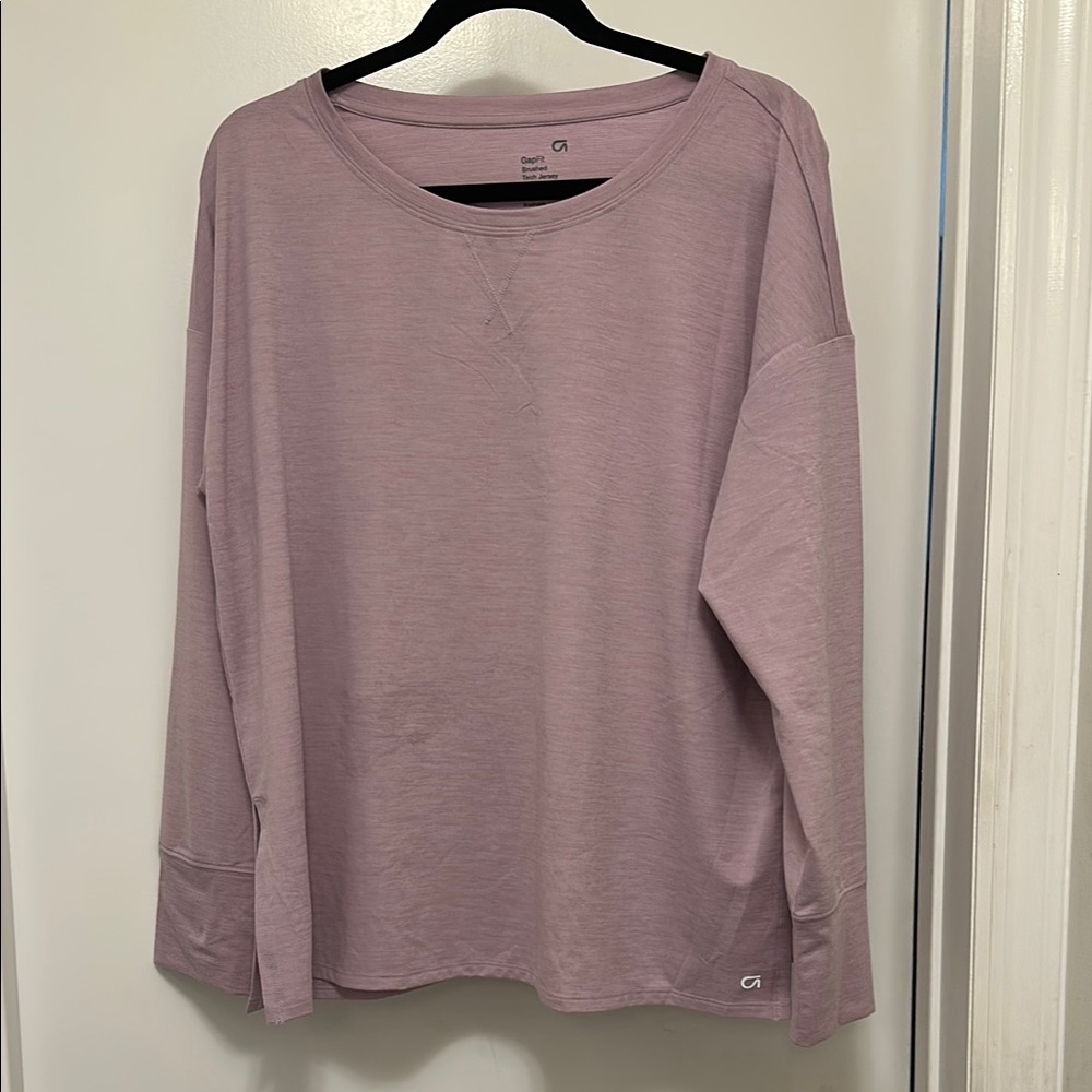 GAP LAVENDER LONG SLEEVE TOP